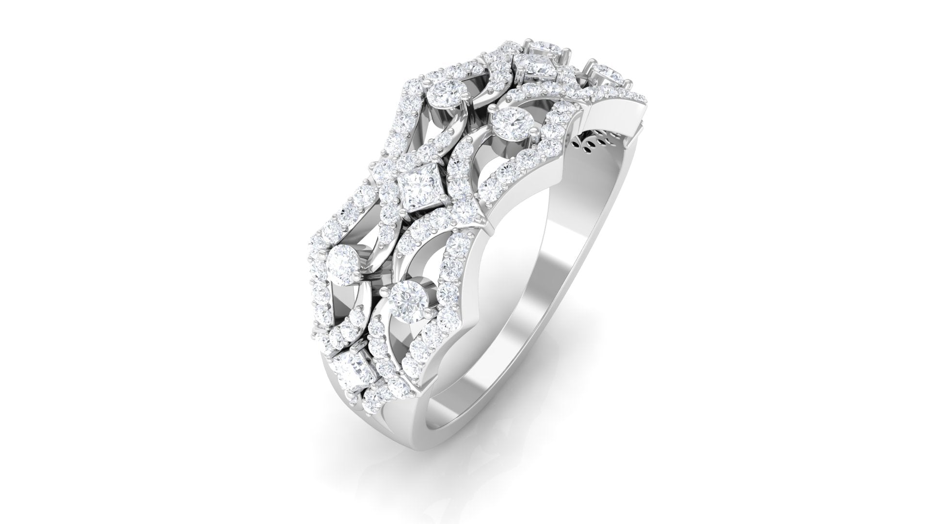 Rosec Jewels-Natural Diamond Wedding Band Ring