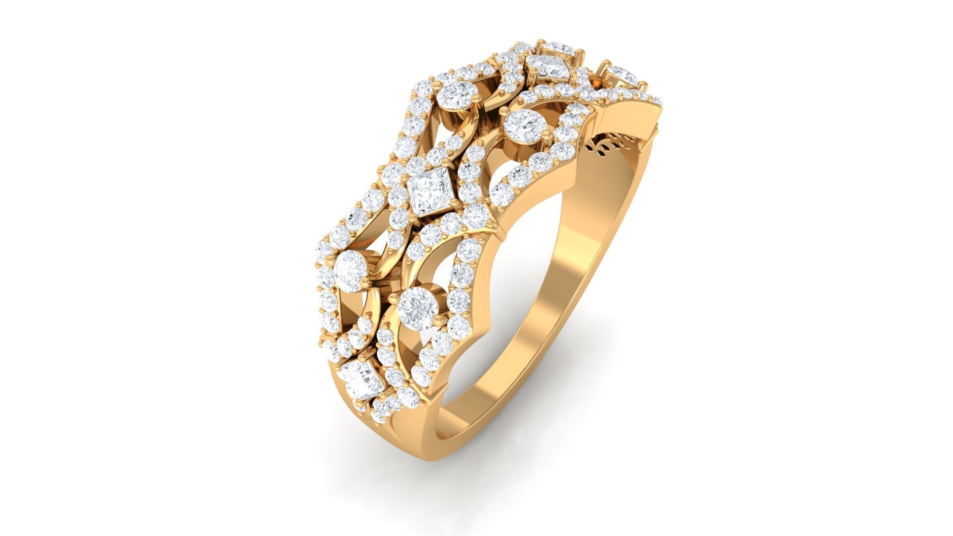 Rosec Jewels-Natural Diamond Wedding Band Ring