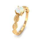 Rosec Jewels-Nature Inspired Ethiopian Opal Solitaire Ring