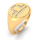 Rosec Jewels-Zircon Libra Zodiac Signet Unisex Ring