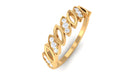 Rosec Jewels-Real Diamond Marquise Half Eternity Band in Gold