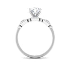 Rosec Jewels-Round Cut Solitaire Moissanite Antique Engagement Ring