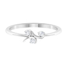 Rosec Jewels-Certified Moissanite Three Stone Promise Ring