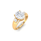 Rosec Jewels-Oval Cubic Zirconia Solitaire Engagement Ring