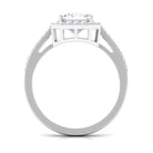 Rosec Jewels-Emerald Cut Cubic Zirconia Statement Engagement Ring