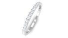 Rosec Jewels-Certified Moissanite Half Eternity Stackable Ring