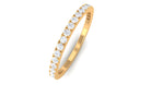 Rosec Jewels-Certified Moissanite Half Eternity Stackable Ring