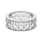 Rosec Jewels-Designer Moissanite Wedding Band Ring