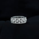 Rosec Jewels-Designer Moissanite Wedding Band Ring