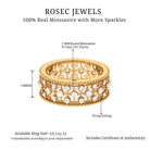 Rosec Jewels-Designer Moissanite Wedding Band Ring