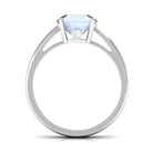 Rosec Jewels-1 CT Round Diamond Solitaire Engagement Ring with Surprise Diamond