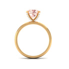 Rosec Jewels-8 MM Morganite Solitaire Engagement Ring