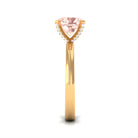 Rosec Jewels-8 MM Morganite Solitaire Engagement Ring