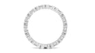 Rosec Jewels-Certified Moissanite Wedding Eternity Band Ring