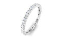 Rosec Jewels-Minimal Stackable Eternity Ring with Moissanite