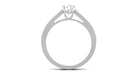 Rosec Jewels-Minimal Diamond Hidden Heart Engagement Ring