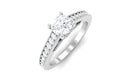 Rosec Jewels-Minimal Diamond Hidden Heart Engagement Ring