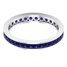 Rosec Jewels-1.50 CT Blue Sapphire Full Eternity band Ring