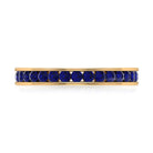 Rosec Jewels-1.50 CT Blue Sapphire Full Eternity band Ring