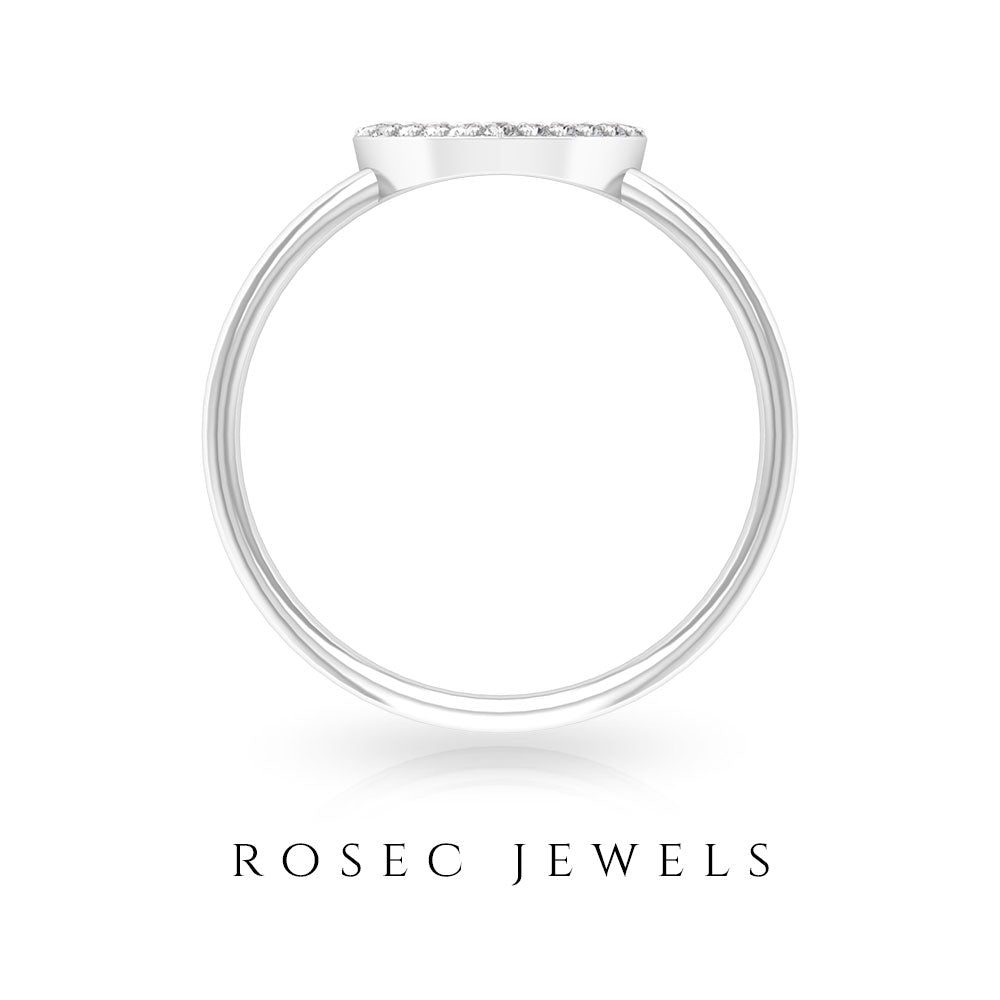 Rosec Jewels-Natural Diamond Heart Anniversary Ring