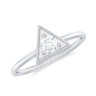 Rosec Jewels-Natural Diamond Dainty Triangle Promise Ring