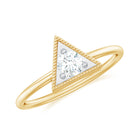 Rosec Jewels-Natural Diamond Dainty Triangle Promise Ring