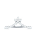 Rosec Jewels-Certified Natural Diamond V Shaped Ring Enhancer