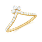 Rosec Jewels-Certified Natural Diamond V Shaped Ring Enhancer