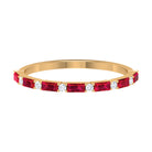 Rosec Jewels-Lab-Lab Grown Ruby and Diamond Stackable Wedding Band