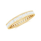 Rosec Jewels-Simple Full Eternity Band Ring with Moissanite