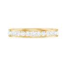 Rosec Jewels-Simple Full Eternity Band Ring with Moissanite