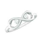 Rosec Jewels-Round Natural Diamond Infinity Promise Ring