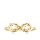 Rosec Jewels-Round Natural Diamond Infinity Promise Ring