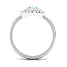 Rosec Jewels-Bezel Set Aquamarine Solitaire Engagement Ring