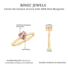 Rosec Jewels-Morganite Heart Solitaire Engagement Ring