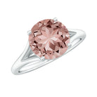 Rosec Jewels-Natural Morganite Solitaire Engagement Ring