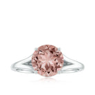 Rosec Jewels-Natural Morganite Solitaire Engagement Ring