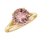 Rosec Jewels-Natural Morganite Solitaire Engagement Ring