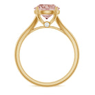 Rosec Jewels-Natural Morganite Solitaire Engagement Ring