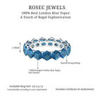 Rosec Jewels-5 MM London Blue Topaz Full Eternity Ring