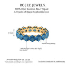 Rosec Jewels-5 MM London Blue Topaz Full Eternity Ring