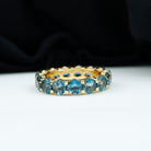 Rosec Jewels-5 MM London Blue Topaz Full Eternity Ring