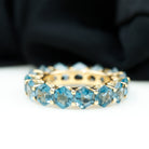 Rosec Jewels-5 MM London Blue Topaz Full Eternity Ring