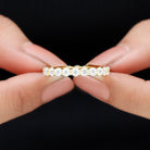 Rosec Jewels-Round Certified Moissanite Full Eternity Band Ring