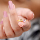 Rosec Jewels-Heart Shape Pink Sapphire and Diamond Twisted Promise Ring