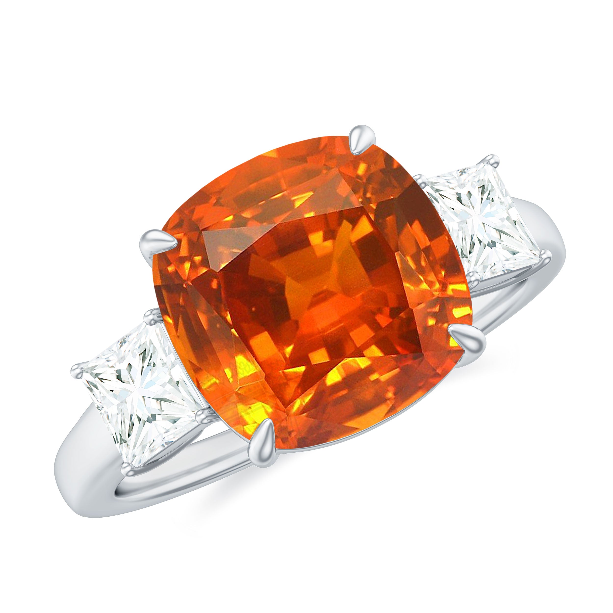 Yellow/Orange Sapphire ring cheapest