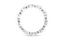 Rosec Jewels-3 CT Round Cut Moissanite Classic Eternity Band Ring