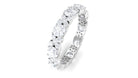 Rosec Jewels-3 CT Round Cut Moissanite Classic Eternity Band Ring