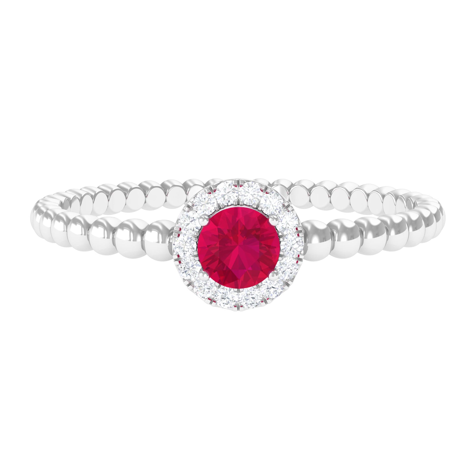 10kt ruby popular and diamond ring