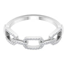 Rosec Jewels-Minimal Cubic Zirconia Chain Link Ring